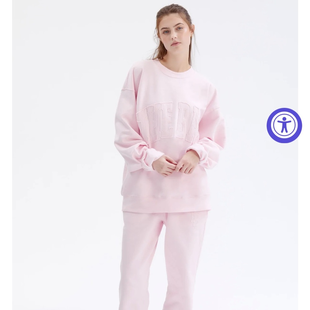 The Bar Pink Heritage Sweatpant
